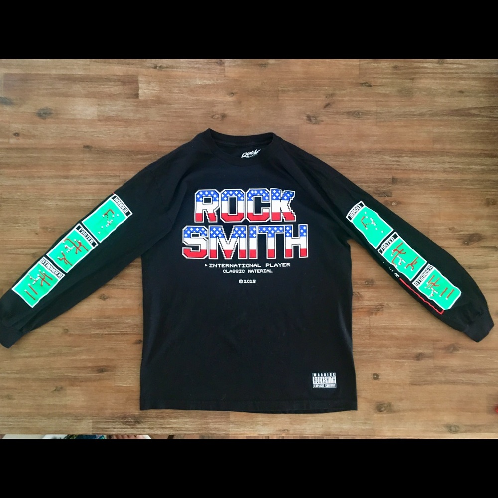 Authentic Rocksmith 100% cotton graphic tee